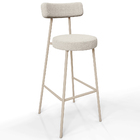 Kit 06 Banquetas Alta Bar Cozinha Sala De Jantar Aço Milão Ar