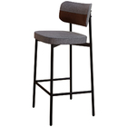 Kit 06 Banquetas Alta Bar Cozinha Sala De Jantar Aço Preto Ka