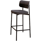 Kit 06 Banquetas Alta Bar Cozinha Sala De Jantar Aço Preto Ka