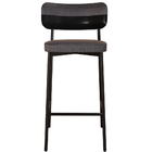 Kit 06 Banquetas Alta Bar Cozinha Sala De Jantar Aço Preto Ka