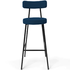 Kit 06 Banquetas Alta Bar Cozinha Sala De Jantar Em Aço Milão