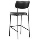 Kit 06 Banquetas Alta Bar Cozinha Sala De Jantar Preto Elira