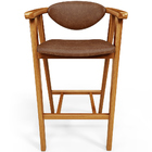 Kit 06 Banquetas Alta Cozinha Bancada Bar Sala De Jantar Fixa