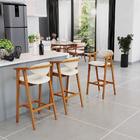 Kit 06 Banquetas Alta Cozinha Bancada Bar Sala De Jantar Fixa