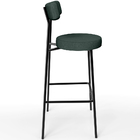 Kit 06 Banquetas Alta Cozinha Bar Sala De Jantar Em Aço Milão