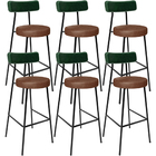 Kit 06 Banquetas Alta Cozinha Sala De Jantar Milão L02 Facto