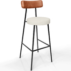 Kit 06 Banquetas Alta Cozinha Sala Jantar Milão L02 Couríssim