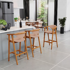 Kit 06 Banquetas Alta Para Cozinha Bancada Bar Sala De Jantar