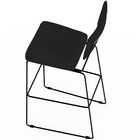 Kit 06 Banquetas Alta Para Cozinha Sala De Jantar Base Em Aço