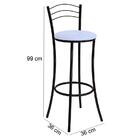 Kit 06 Banquetas Alta Stell Bq10 Hks Milani Store