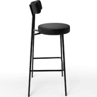 Kit 06 Banquetas Altas Bar Sala De Jantar Estrutura Em Aço Mi