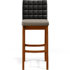 Kit 06 Banquetas Altas Cozinha Sala De Jantar Fixa Mila L02 C