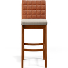 Kit 06 Banquetas Altas Cozinha Sala De Jantar Fixa Mila L02 C