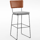 Kit 06 Banquetas Altas Cozinha Sala Jantar Fixa Allana L02 Co