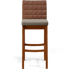 Kit 06 Banquetas Altas Cozinha Sala Jantar Fixa Mila L02 Cour