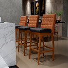 Kit 06 Banquetas Altas Cozinha Sala Jantar Fixa Mila L02 Cour