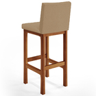 Kit 06 Banquetas Altas Para Cozinha Sala De Jantar Fixa Alya