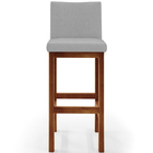 Kit 06 Banquetas Altas Para Cozinha Sala De Jantar Fixa Alya