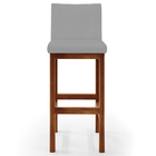 Kit 06 Banquetas Altas Para Cozinha Sala De Jantar Fixa Alya