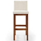 Kit 06 Banquetas Altas Para Cozinha Sala De Jantar Fixa Alya