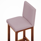 Kit 06 Banquetas Altas Para Cozinha Sala De Jantar Fixa Alya