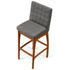 Kit 06 Banquetas Altas Para Cozinha Sala De Jantar Fixa Mila