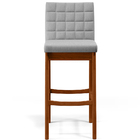 Kit 06 Banquetas Altas Para Cozinha Sala De Jantar Fixa Mila