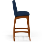 Kit 06 Banquetas Altas Para Cozinha Sala De Jantar Fixa Mila