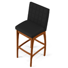 Kit 06 Banquetas Altas Para Cozinha Sala De Jantar Fixa Mila