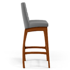 Kit 06 Banquetas Altas Para Cozinha Sala De Jantar Fixa Mila