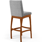 Kit 06 Banquetas Altas Para Cozinha Sala De Jantar Fixa Mila