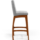 Kit 06 Banquetas Altas Para Cozinha Sala De Jantar Fixa Mila