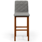 Kit 06 Banquetas Altas Para Cozinha Sala De Jantar Fixa Zoe L