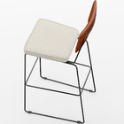 Kit 06 Banquetas Altas Sala De Jantar Fixa Allana L02 Couríss