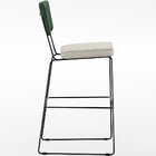 Kit 06 Banquetas Altas Sala De Jantar Fixa Allana L02 Facto V