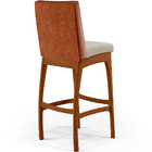 Kit 06 Banquetas Altas Sala De Jantar Fixa Mila L02 Couríssim