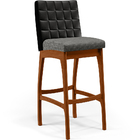 Kit 06 Banquetas Altas Sala De Jantar Fixa Mila L02 Couríssim