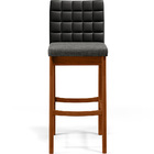 Kit 06 Banquetas Altas Sala De Jantar Fixa Mila L02 Couríssim