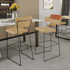 Kit 06 Banquetas Altas Sala Jantar Allana L02 Faixa Couríssim