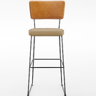 Kit 06 Banquetas Altas Sala Jantar Fixa Allana L02 Couríssimo