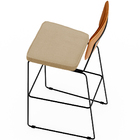 Kit 06 Banquetas Altas Sala Jantar Fixa Allana L02 Couríssimo