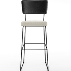 Kit 06 Banquetas Altas Sala Jantar Fixa Allana L02 Couríssimo