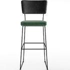 Kit 06 Banquetas Altas Sala Jantar Fixa Allana L02 Couríssimo