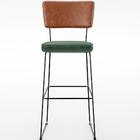 Kit 06 Banquetas Altas Sala Jantar Fixa Allana L02 Couríssimo