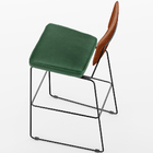 Kit 06 Banquetas Altas Sala Jantar Fixa Allana L02 Couríssimo