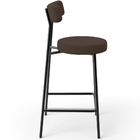 Kit 06 Banquetas Baixa Bar Cozinha Sala De Jantar Em Aço Milã