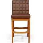 Kit 06 Banquetas Baixa Cozinha Bancada Bar Sala Jantar Fixa M