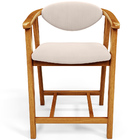 Kit 06 Banquetas Baixa Cozinha Sala De Jantar Bancada Cecília