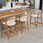 Kit 06 Banquetas Baixa Cozinha Sala De Jantar Bancada Cecília