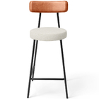 Kit 06 Banquetas Baixa Cozinha Sala Jantar Milão L02 Couríssi